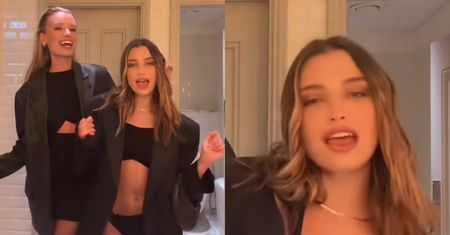 Julia Wieniawa pręży się przed lustrem w Dubaju. Ruszyła w miasto w ODWAŻNEJ stylówce