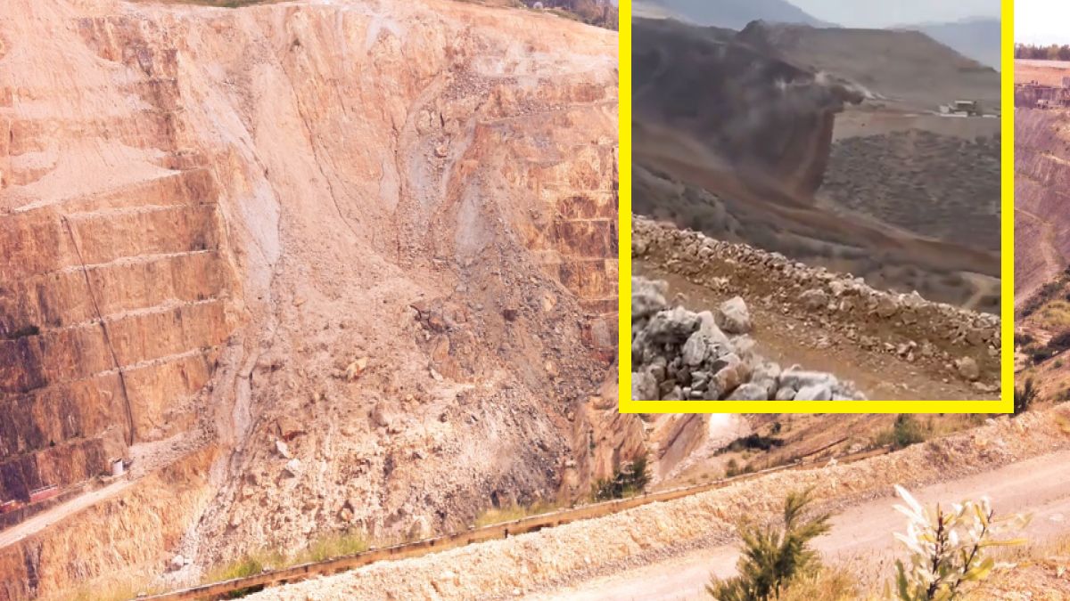 Osuwisko w tureckiej kopalni złota