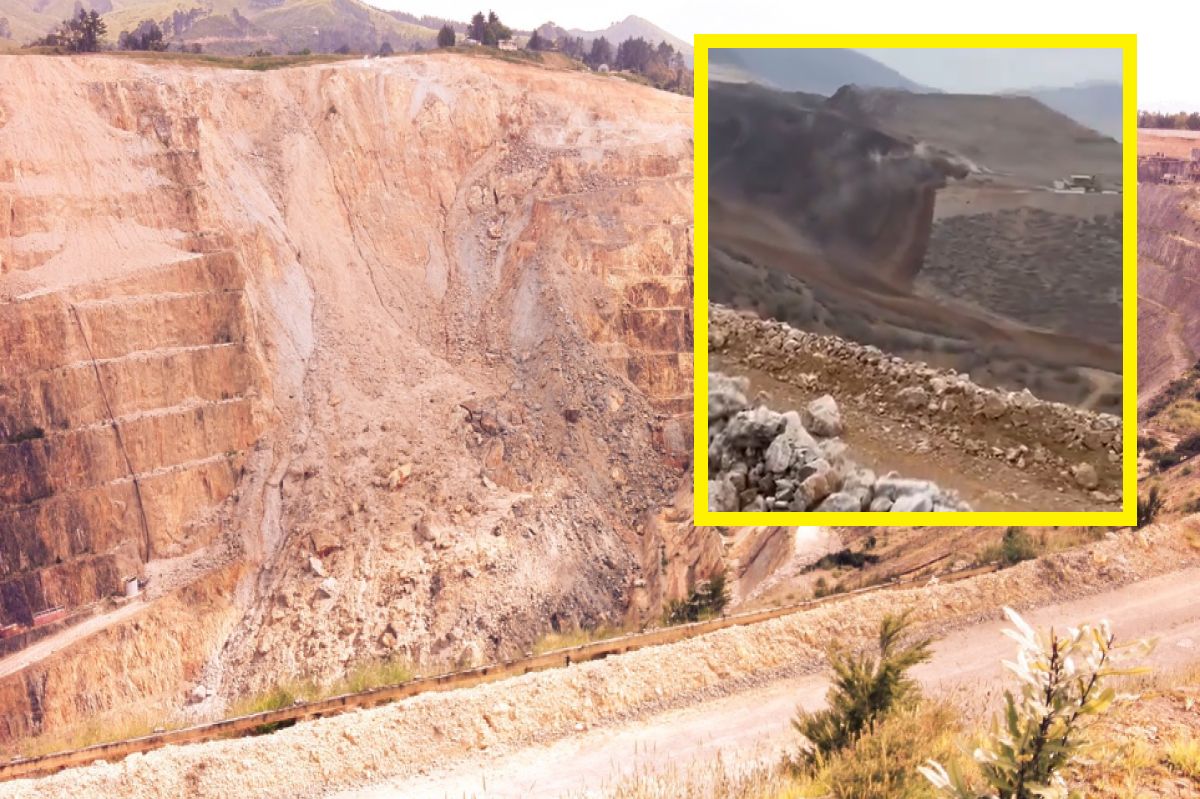 Landslide in the Turkish gold mine