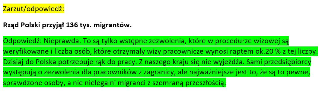 "Przekaz" dnia