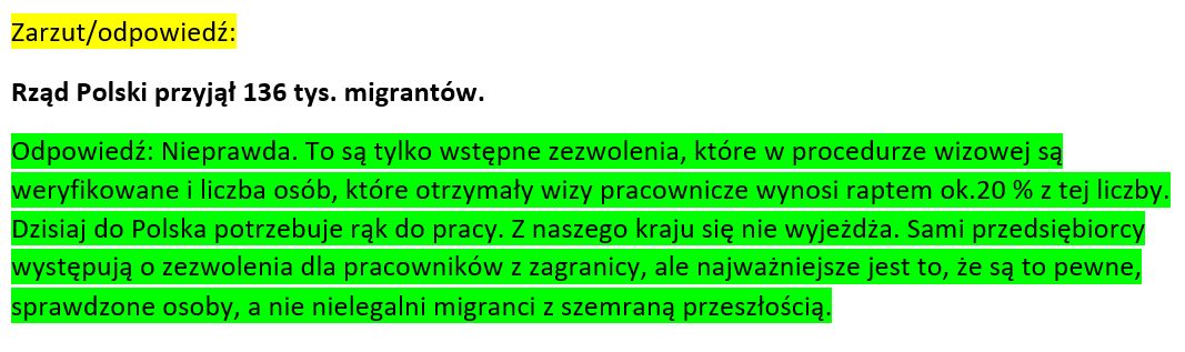 "Przekaz dnia" PiS