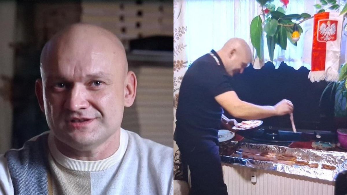 Robert z "Chłopaków do wzięcia" piecze mięso na kaloryferze