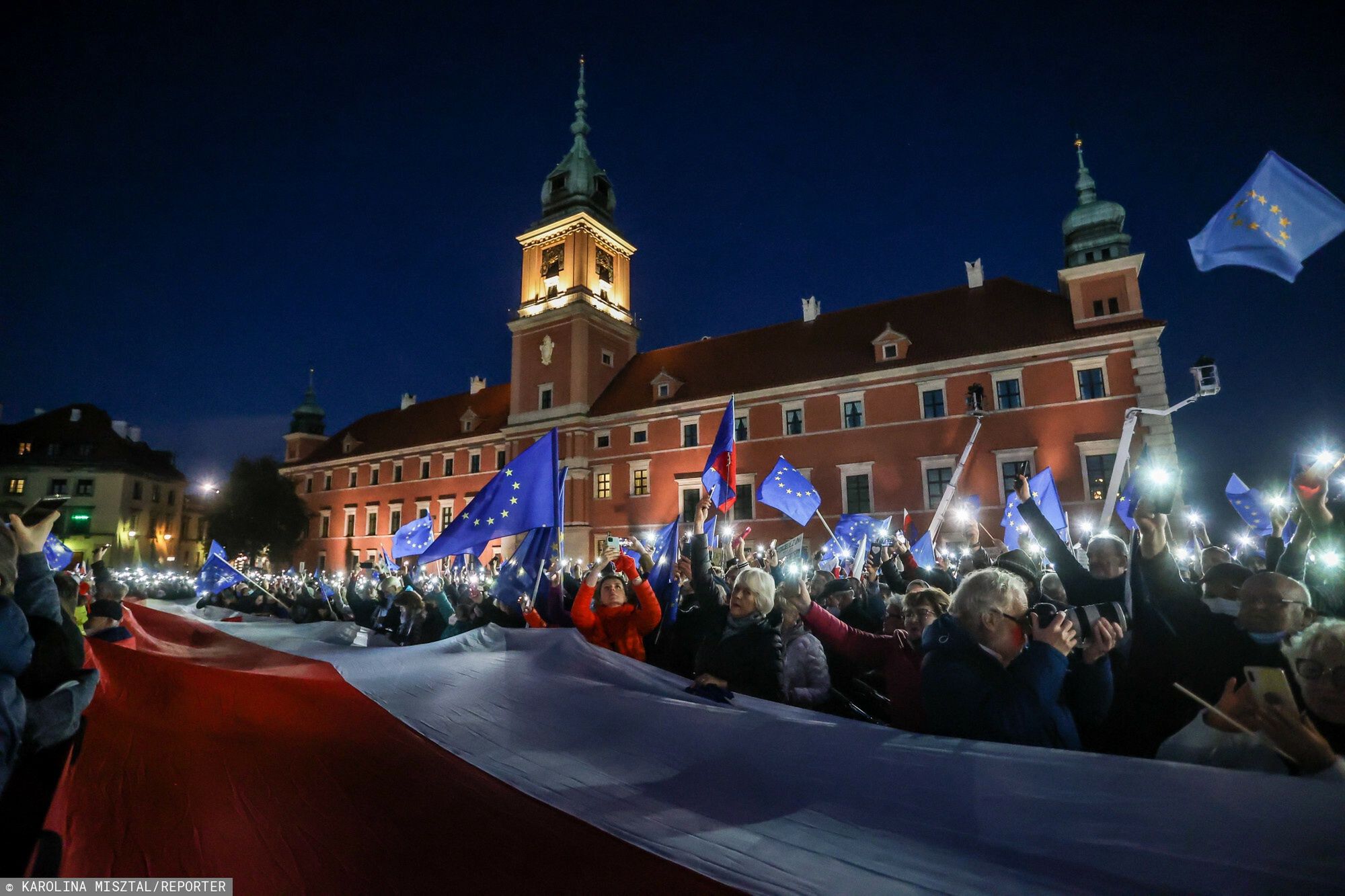 Protesty przeciwko decyzji TK i wyjściu Polski z Unii Europejskiej 