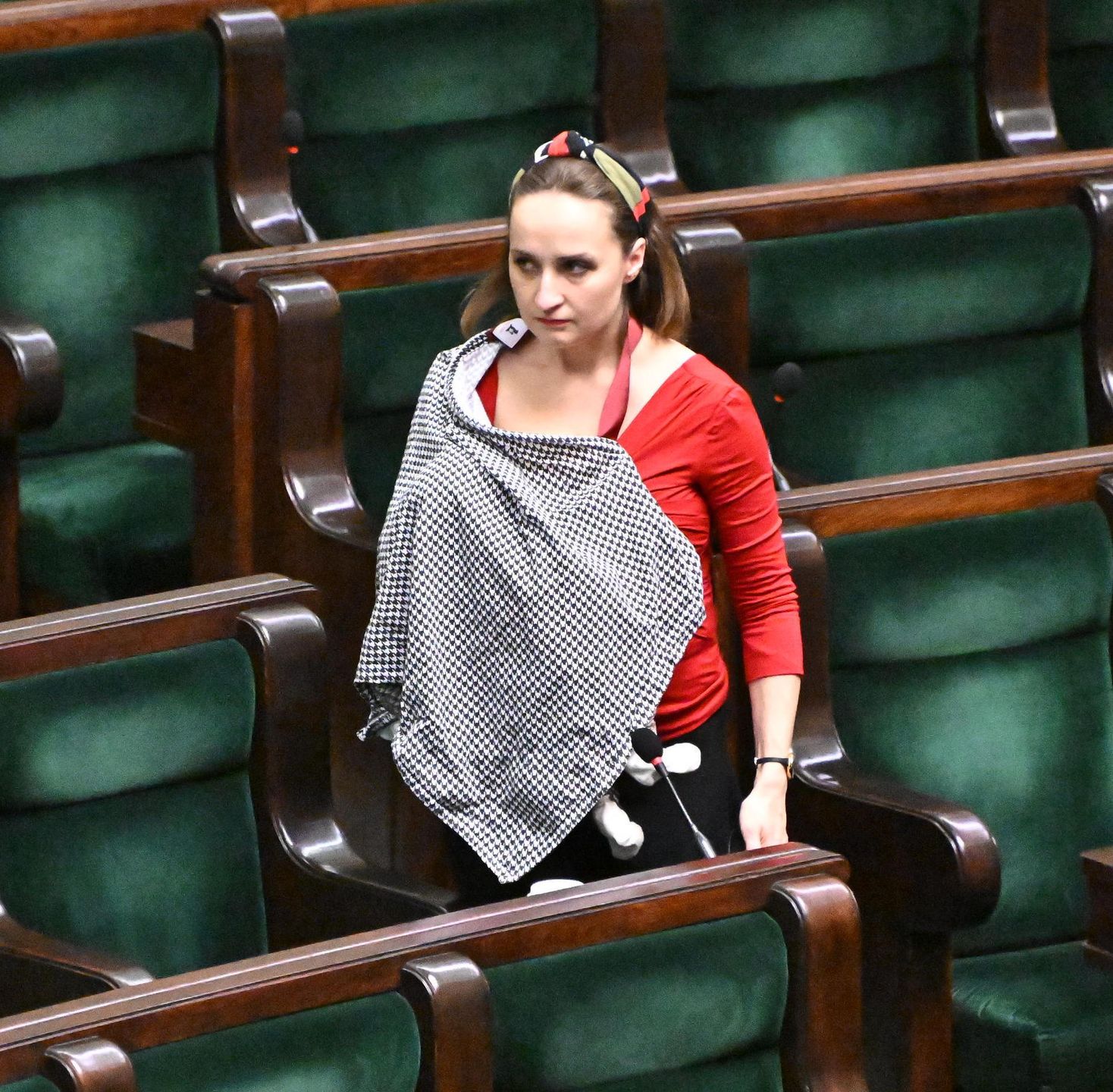 Krzysztof i Karina Bosakowie z córką