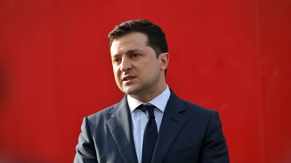 Prezydent Ukrainy Wołodymyr Zełenski