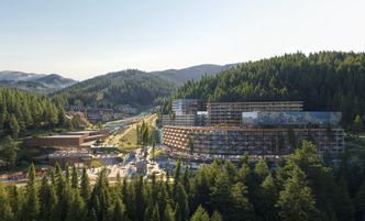 Ukraińcy budują luksusowy kompleks przy granicy z Polską. Tak oceniają to górale