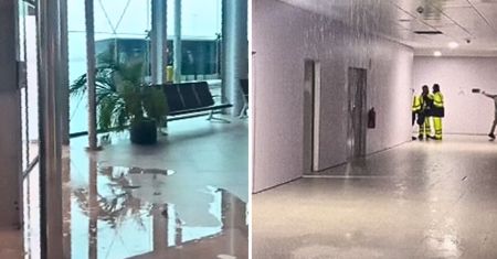 Woda zalała lotnisko na Majorce. Załamanie pogody na popularnej wyspie