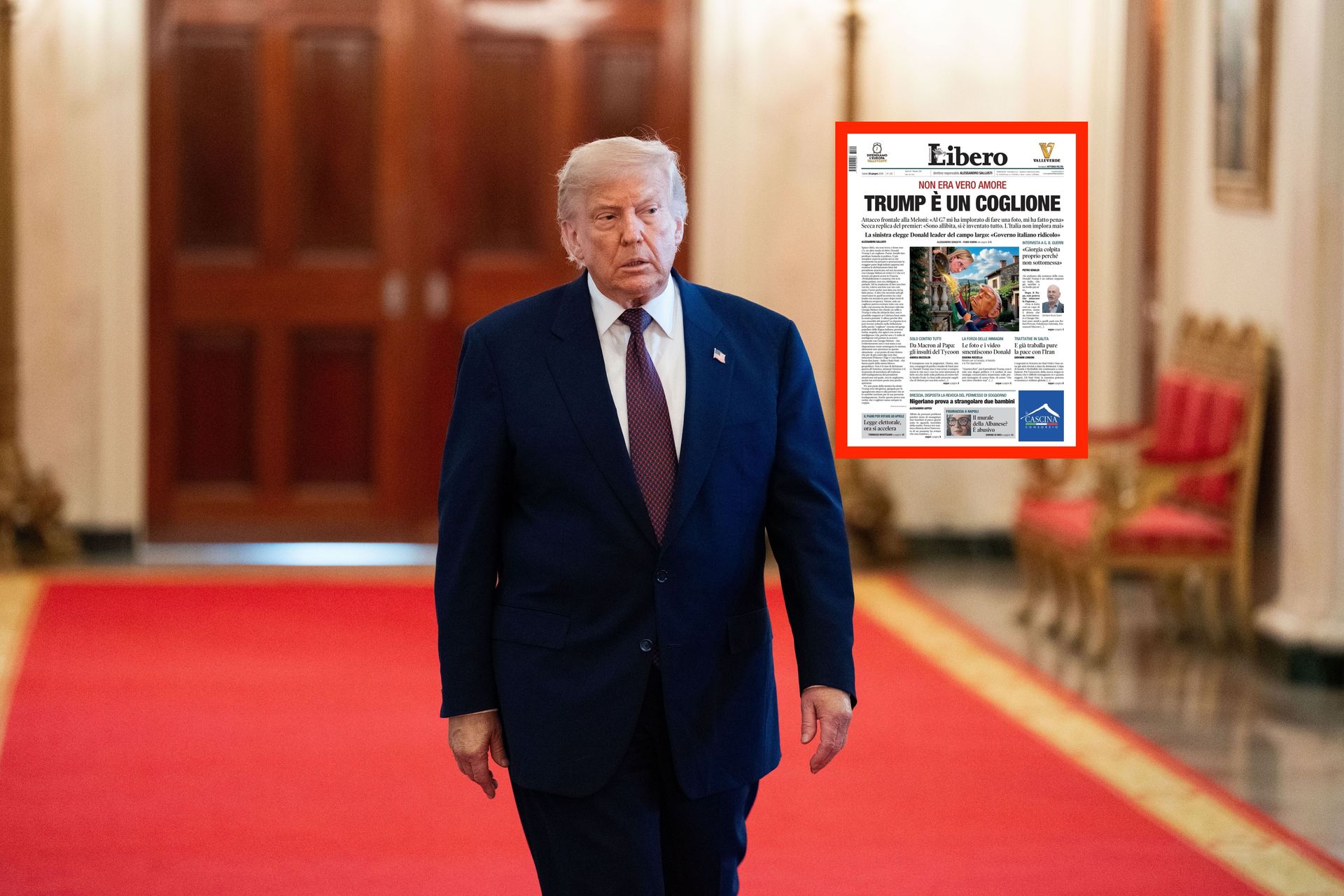 Włoska prasa się nie hamuje. Tak nazwali Trumpa