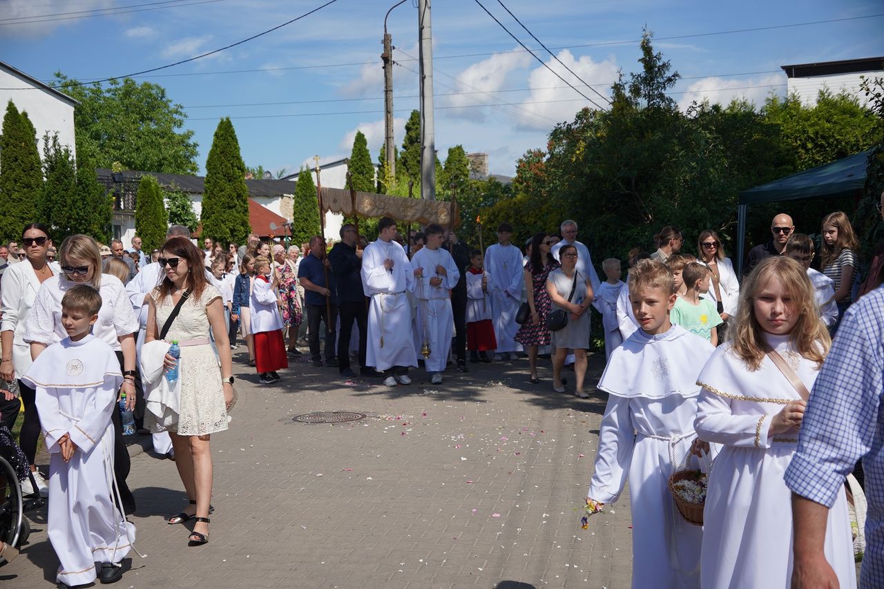 Boże Ciało, Procesja Parafia pw.  Św Rafała Kalinowskiego w Pile