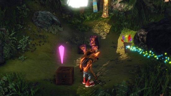 Crash Bandicoot na silniku Crysisa 1