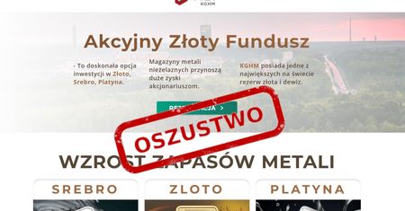 Oszustwo "na KGHM". Miedziowy gigant apeluje