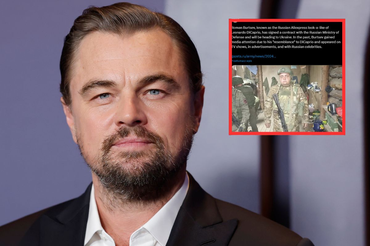 Rosyjski sobowtór Leonarda DiCaprio zmuszony do walki na froncie