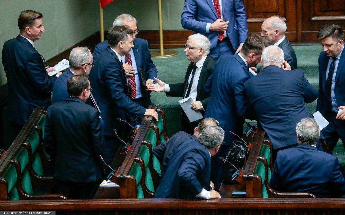 Rządowe ławy w Sejmie