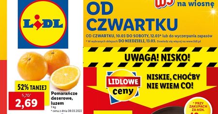 Lidl gazetka od 10.03. Jakie promocje w Lidlu od czwartku 10 marca?