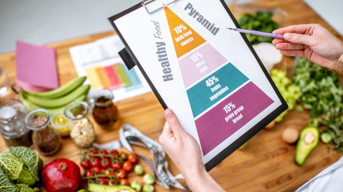 Piramida żywieniowa pozwala określić ilość konkretnych produktów w codziennej diecie