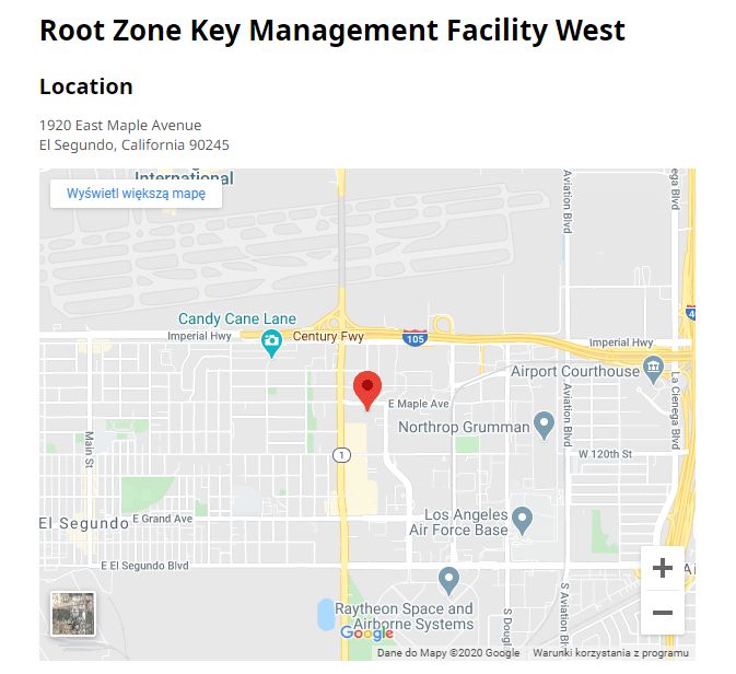 Lokalizacja klucza DNSSEC