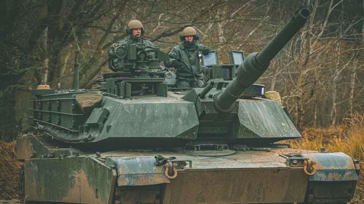 Czołg Abrams z elementami pakietu TUSK