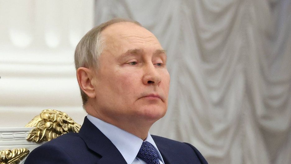 Russian President Vladimir Putin attends 'Business Russia' forum in Moscow
epa10655534 Russian President Vladimir Putin attends a meeting with members of the Business Russia organisation at the Kremlin in Moscow, Russia, 26 May 2023. Work on the decriminalization of legislation in terms of entrepreneurial activity will be completed in the near future, Russian President Vladimir Putin said.  EPA/MIKHAEL KLIMENTYEV / SPUTNIK / KREMLIN POOL MANDATORY CREDIT 
Dostawca: PAP/EPA.
MIKHAEL KLIMENTYEV / SPUTNIK / KREMLIN POOL