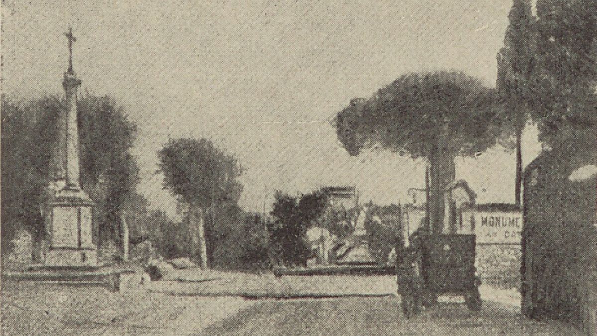 Po pierwszych 10 km drogi Via Appia