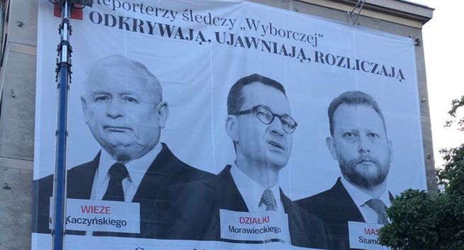 "Gazeta Wyborcza" startuje z kampanią o aferach PiS-u. Billboard i specjalna strona o dziennikarskich śledztwach