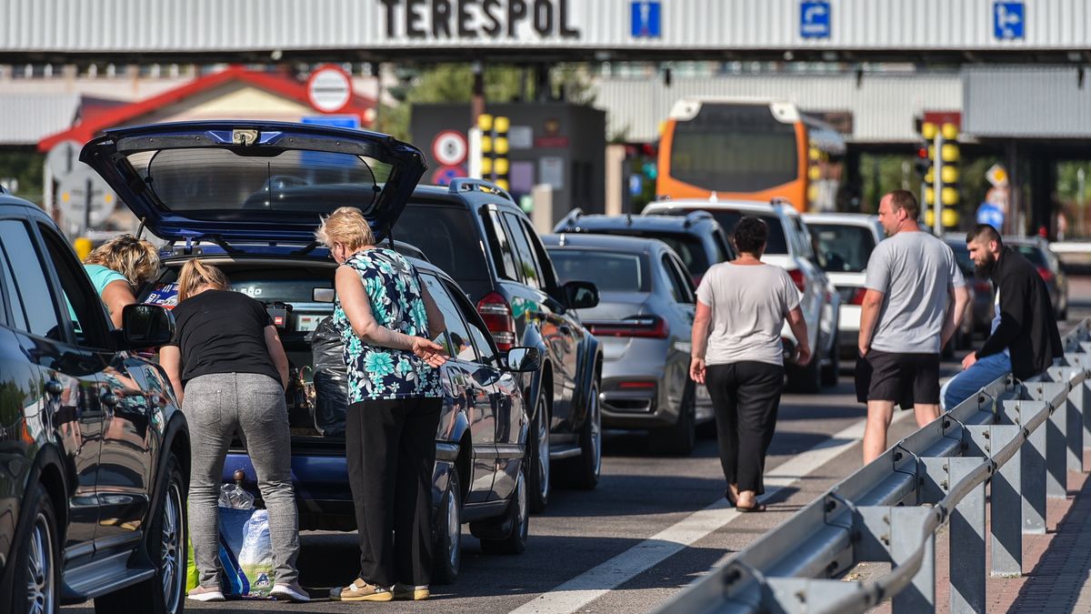 Przejście graniczne z Białorusią w Terespolu
