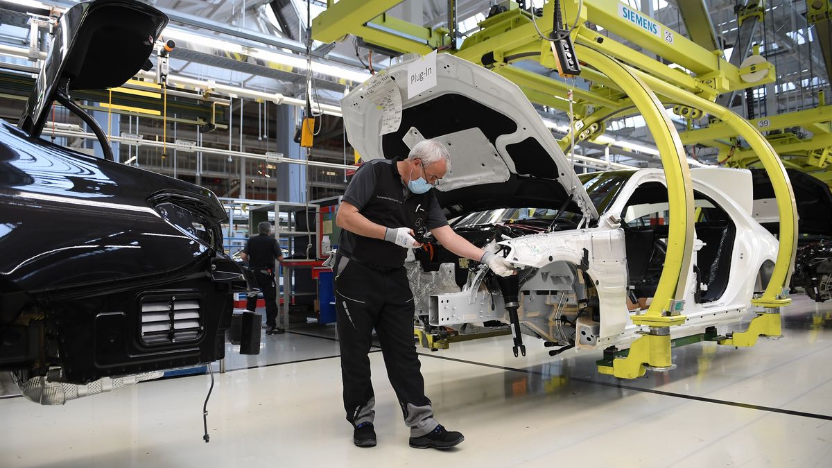 Na zdjęciu fabryka Mercedesa w Sindelfingen