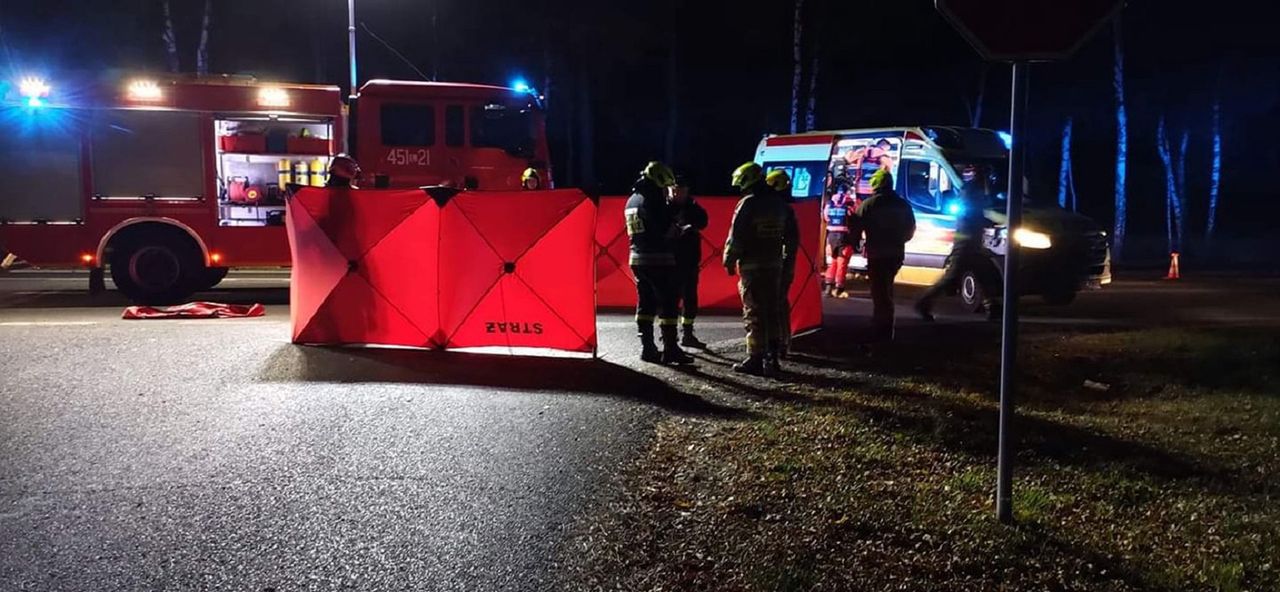 Wola Lisowska. Tragiczny wypadek na drodze 