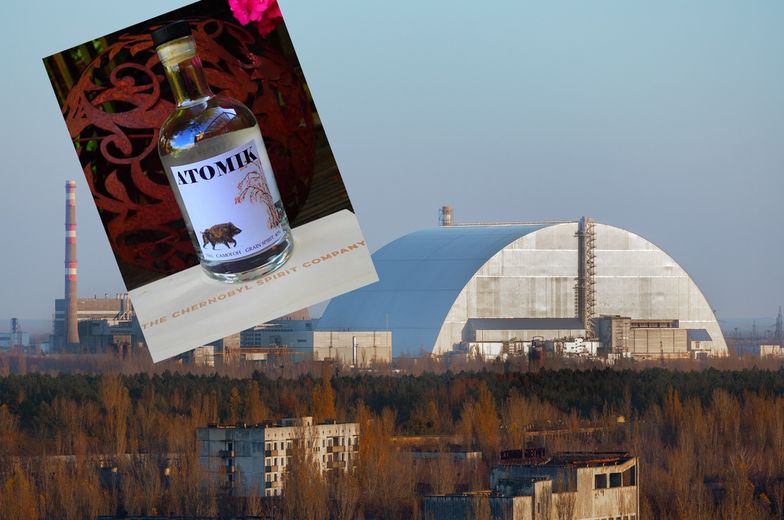 Na Ukrainie skonfiskowano 1,5 tys. butelek wódki. Produkowali ją pod Czarnobylem