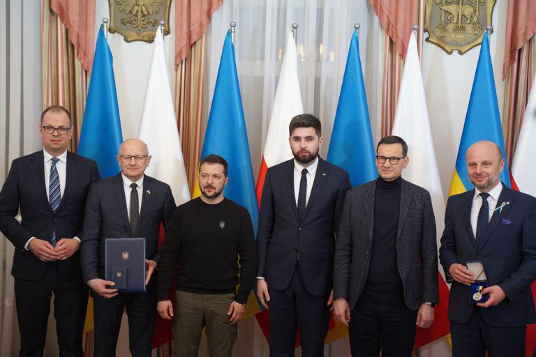Spotkanie ukraińskiego prezydenta z prezydentami Lublina, Chełma, Rzeszowa i Przemyśla