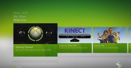 Nowe menu Xboksa 360 w ruchu