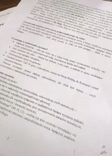 Fragment materiałów &quot;edukacyjnych&quot;