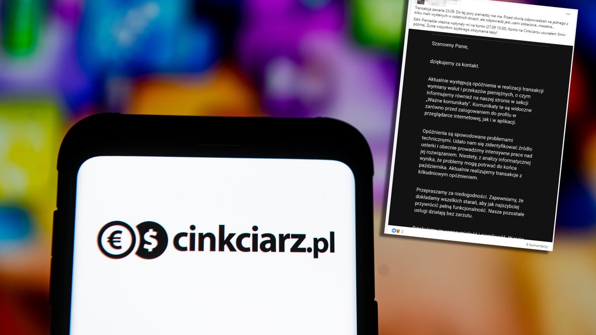 Cinkciarz.pl ma kłopoty