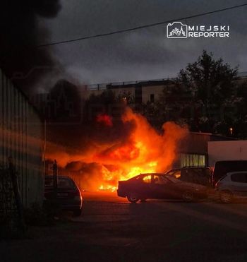 Warszawa: Pożar serwisu z rowerami elektrycznymi na Mokotowie