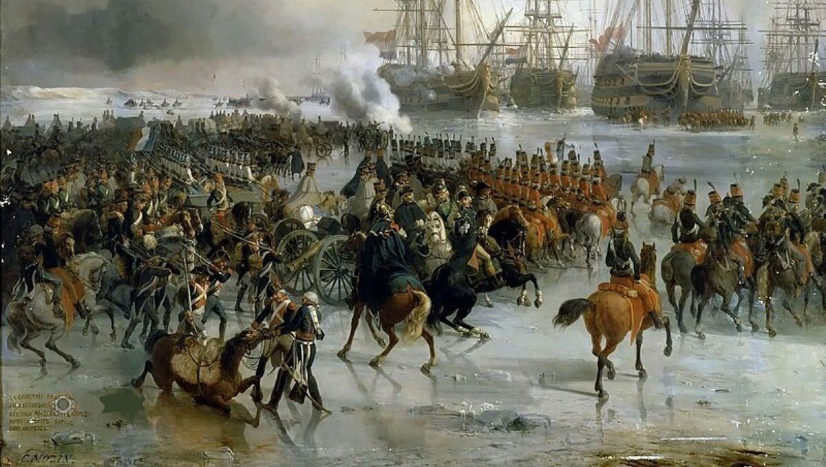 Jazda na zamarzniętym morzu. Najdziwniejsze starcie w historii