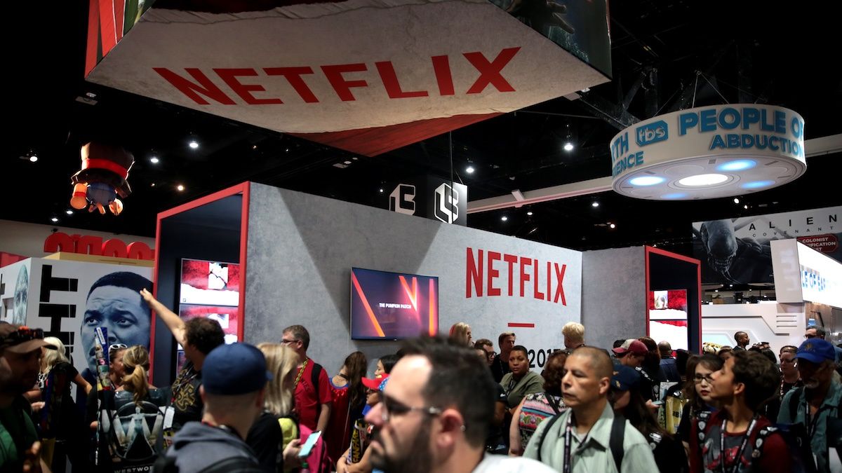 Stacja Netflix na Comic-Con w San Diego w 2017 r.