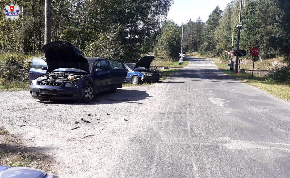 Białka. Wypadek drogowy Fot: Policja Lubelska