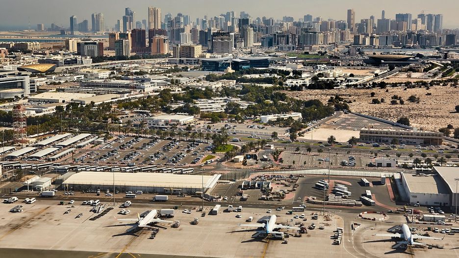 Port lotniczy w Dubaju (Zjednoczone Emiraty Arabskie)