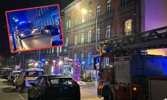 Podpalacz w szpitalu. W płonącej kamienicy były dzieci