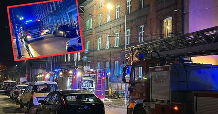 Podpalacz w szpitalu. W płonącej kamienicy były dzieci