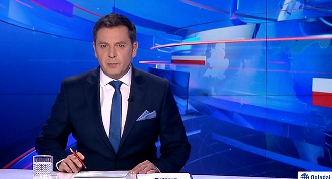 TD: w „Wiadomościach” przed eurowyborami prawie wszystkie relacje o PiS pozytywne, najczęściej wypowiadał się Kaczyński