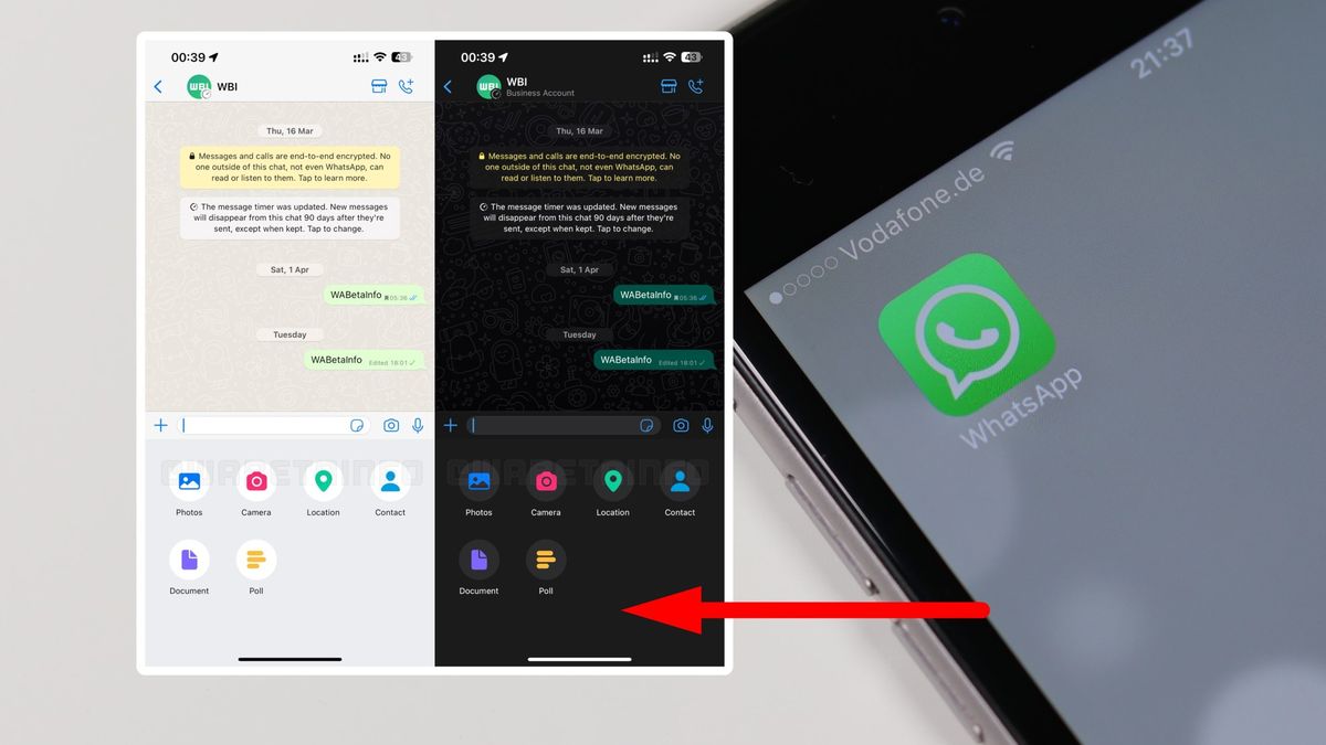 WhatsApp testuje nowe menu załączników