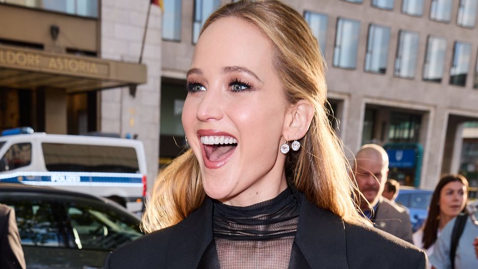 Jennifer Lawrence na promocji filmu "No hard feelings"