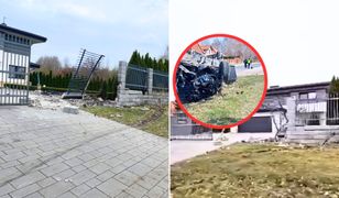 Siła uderzenia była potężna. Nagrania z miejsca wypadku w Chełmie
