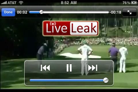 Filmiki z LiveLeak na iPhonie!