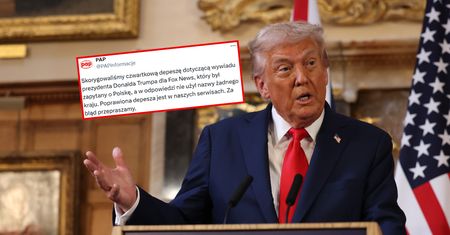 Zamieszanie wokół słów Trumpa. PAP przeprasza za depeszę