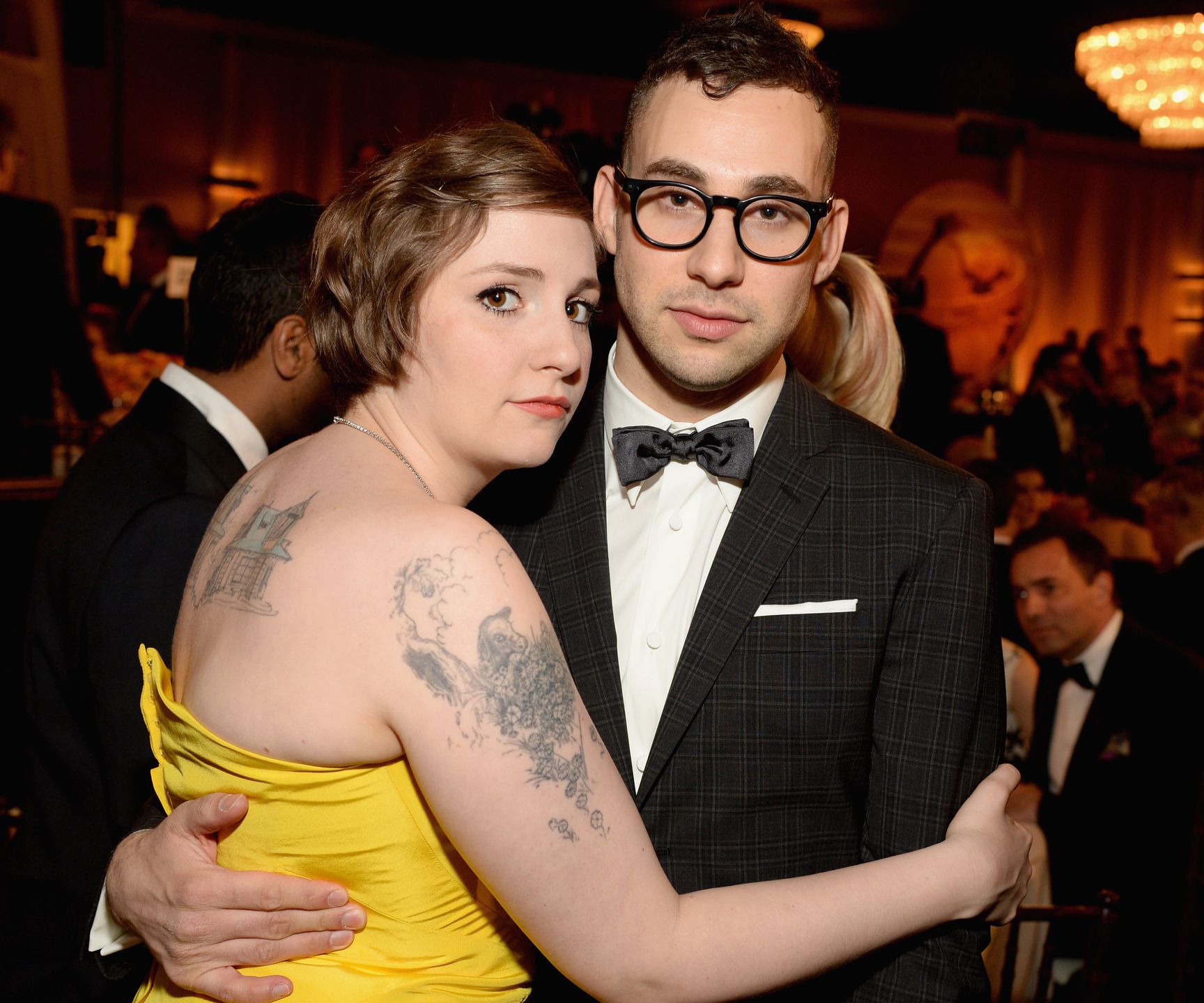 Lena Dunham i Jack Antonoff, styczeń 2014 