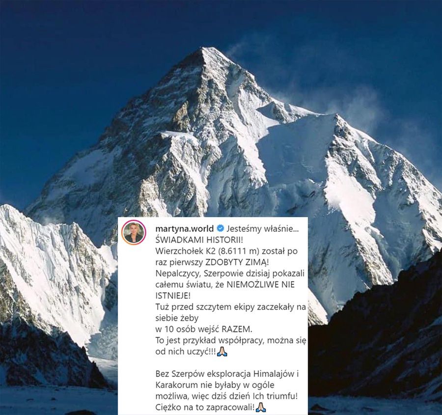 Szerpowie zdobyli K2