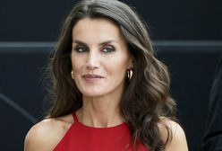Królowa Letizia w czerwieni. Zadała szyku