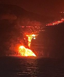 Lawa z wulkanu Cumbre Vieja dotarła do oceanu. Duże zagrożenie