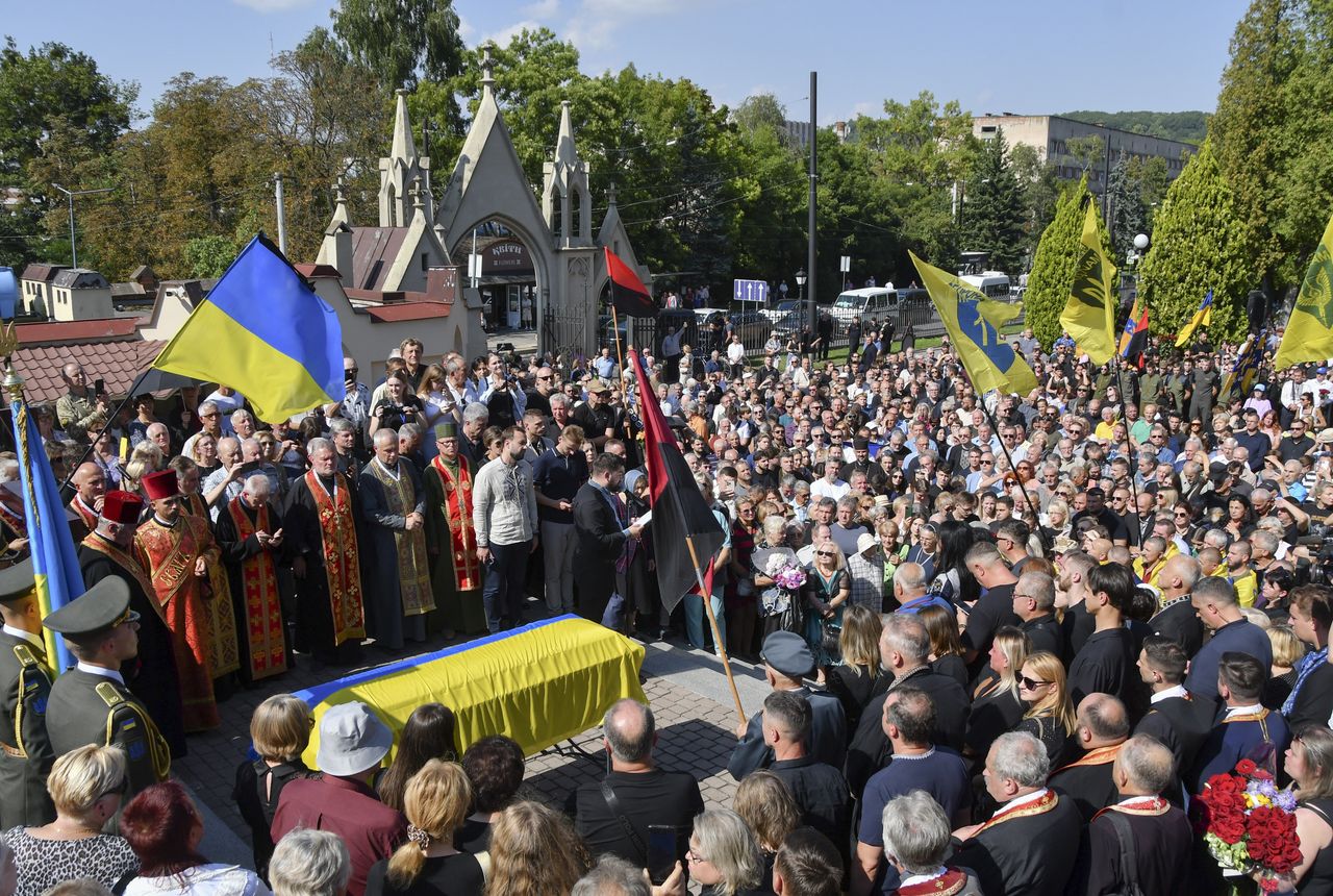Pogrzeb Parubija we Lwowie. Politycy wskazują na Rosję